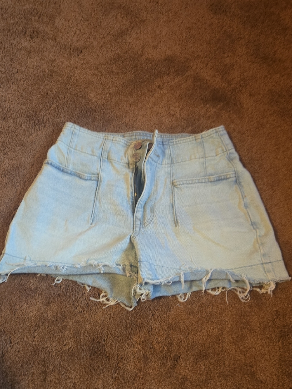 Light Blue Denim Women’s Cutoff Shorts
